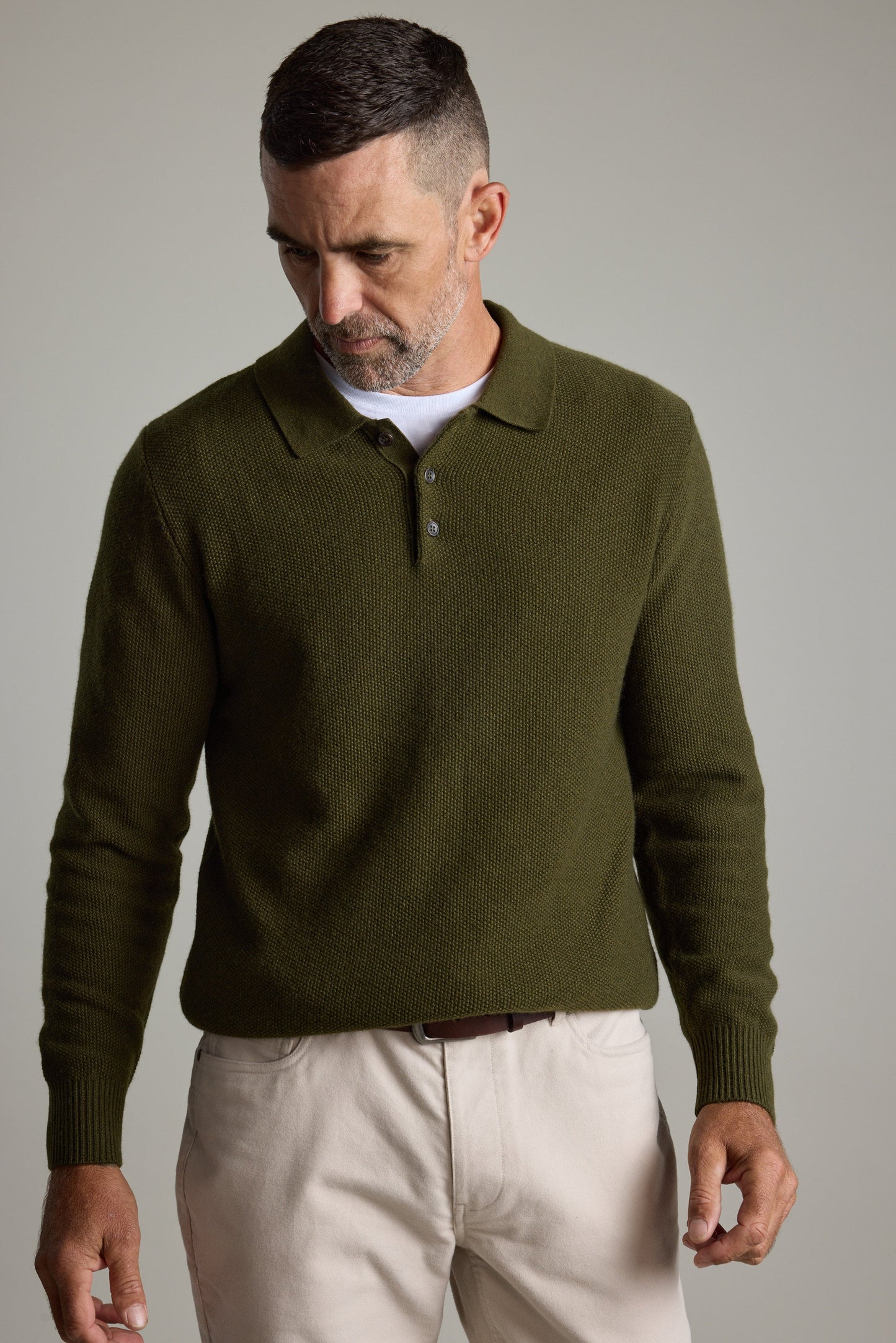 Ainsley Woollen Long Sleeve Polo