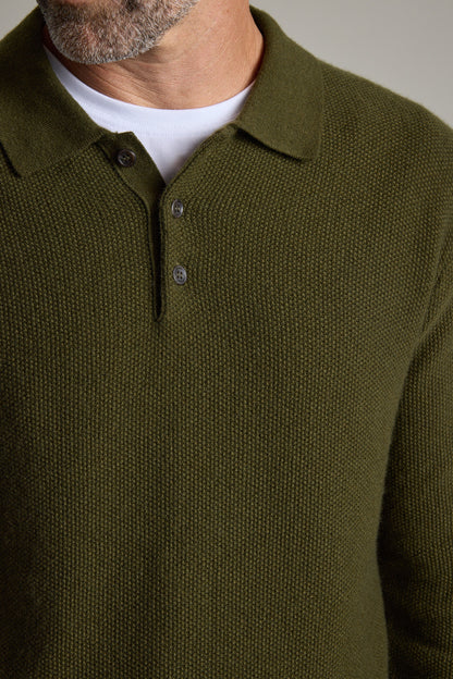 Ainsley Woollen Long Sleeve Polo