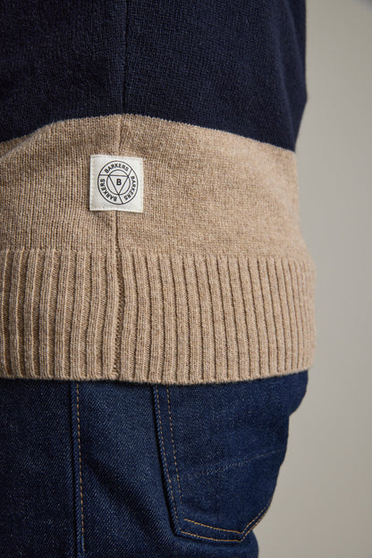 Eastbourne Stripe Merino Crew