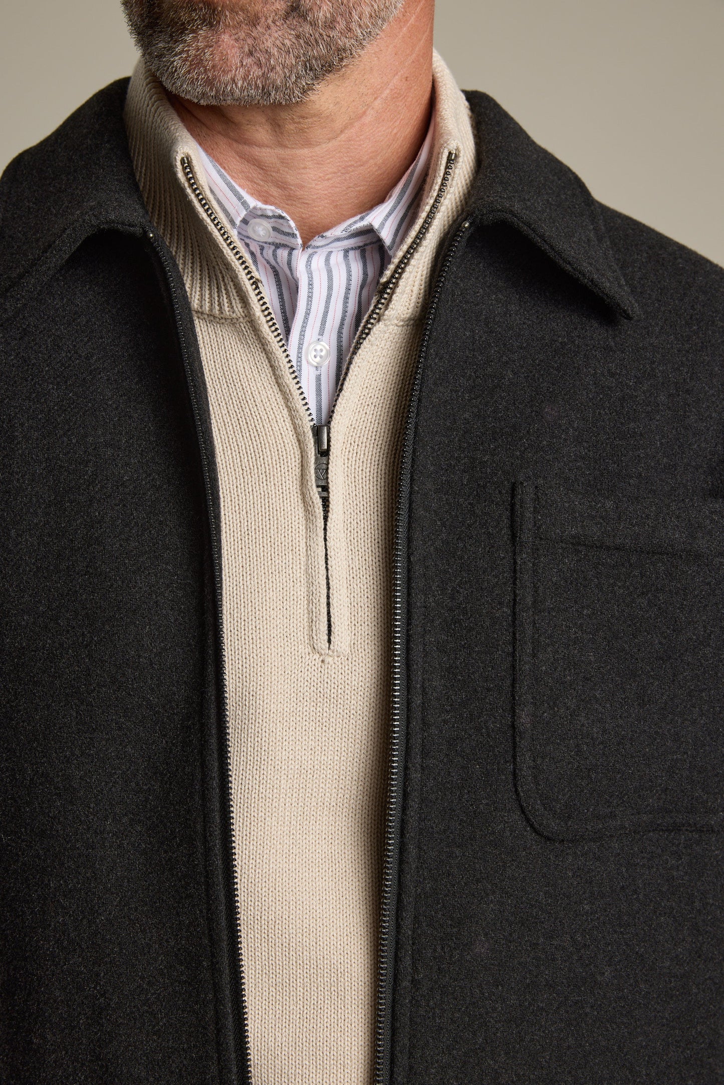 Anchor Cotton ¼ Zip