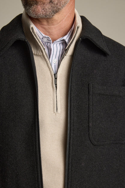 Anchor Cotton ¼ Zip