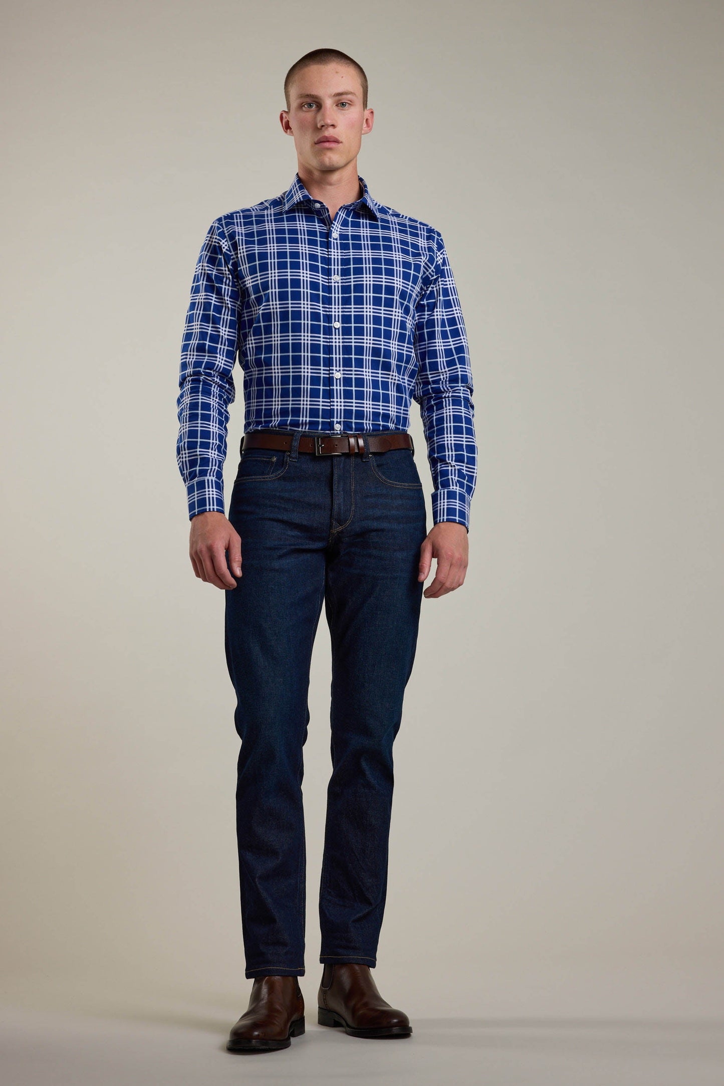 Sutton Check Business Shirt