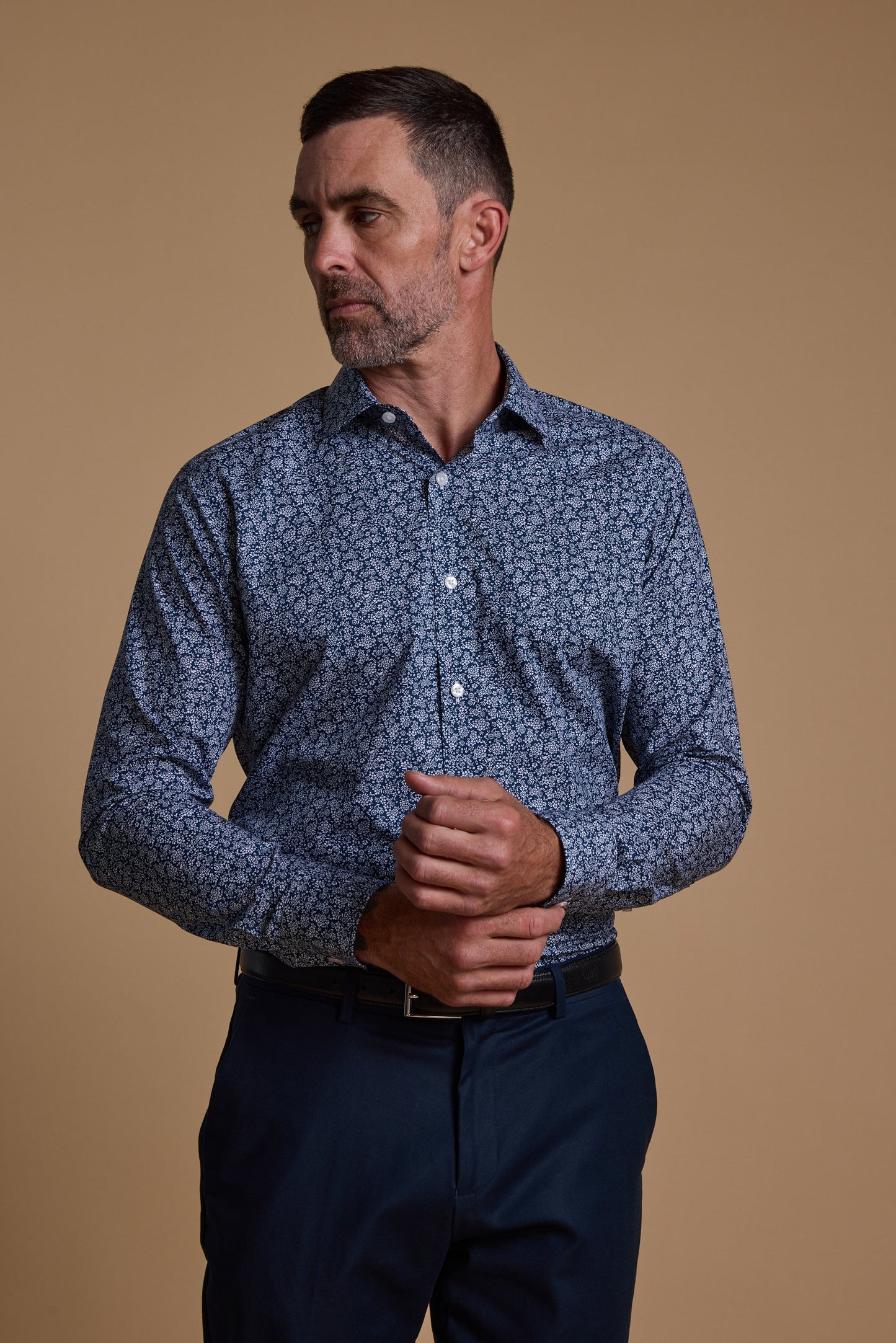 Watkins Print Business Shirt