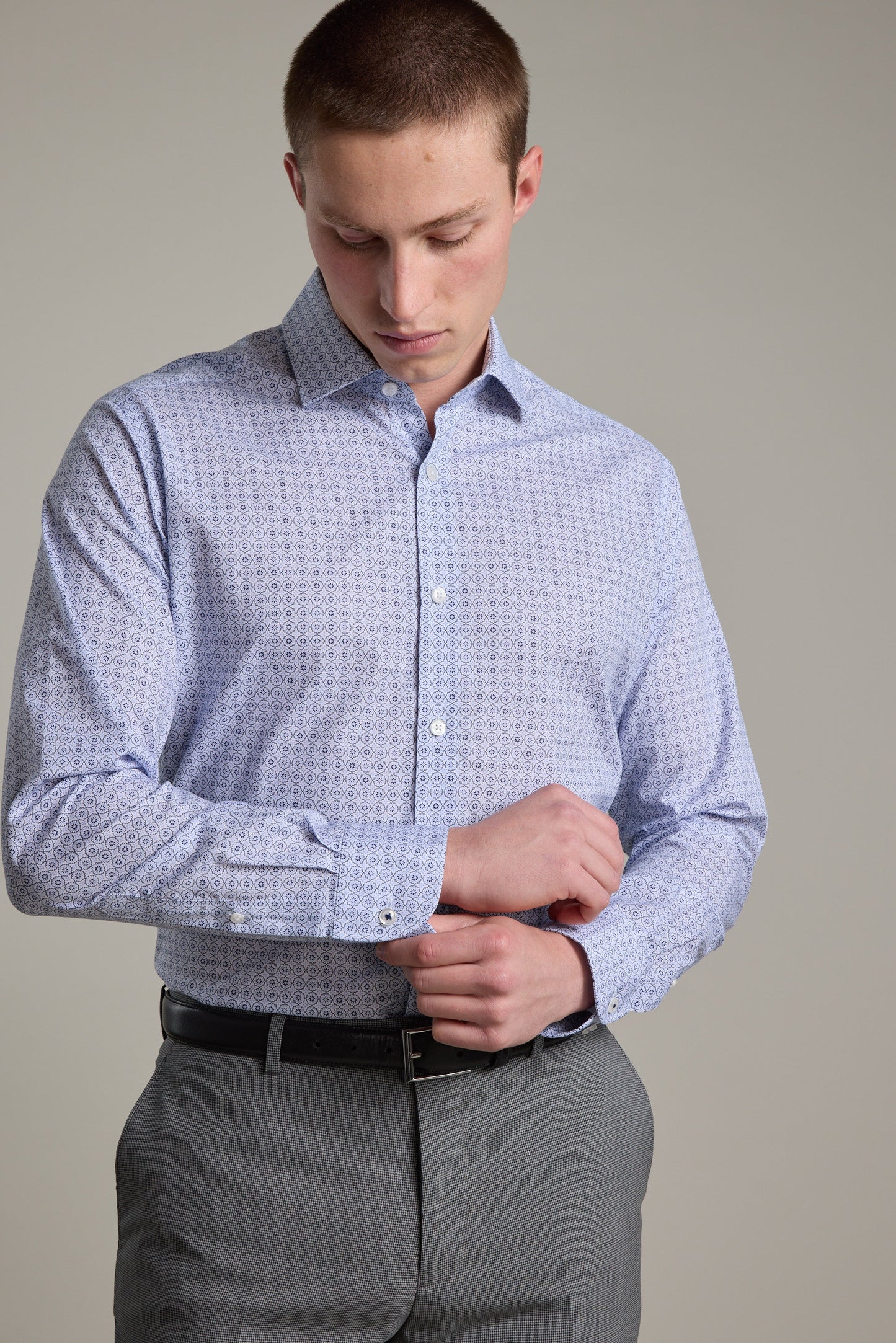 Seton Print Business Shirt