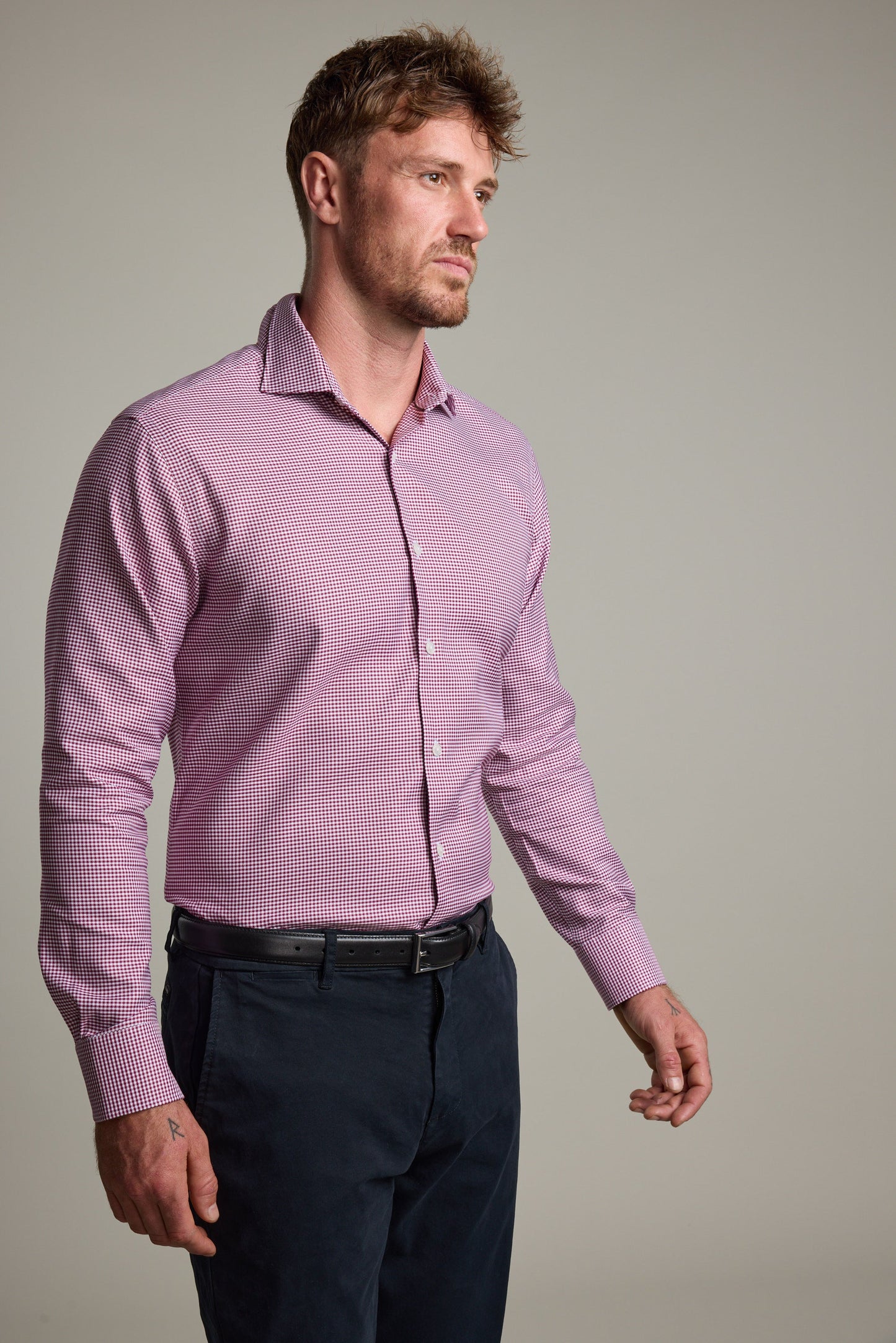Mitchel Check Business Shirt