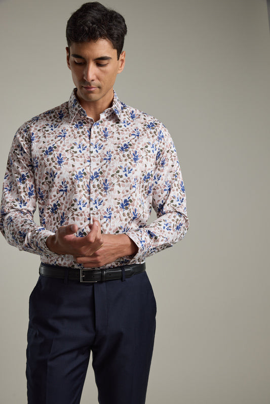Lyon Print Business Shirt
