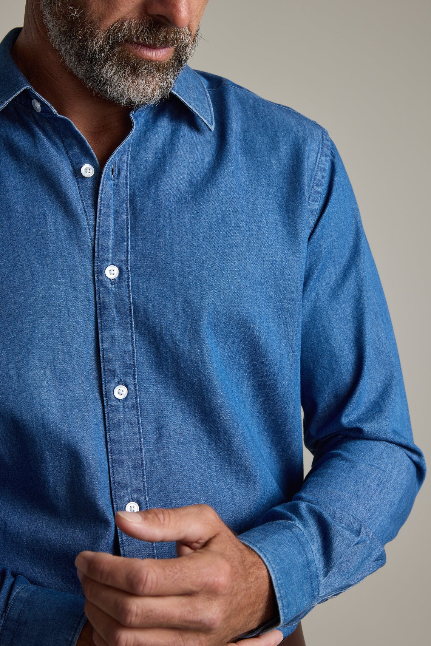 Wyatt Denim Business Shirt
