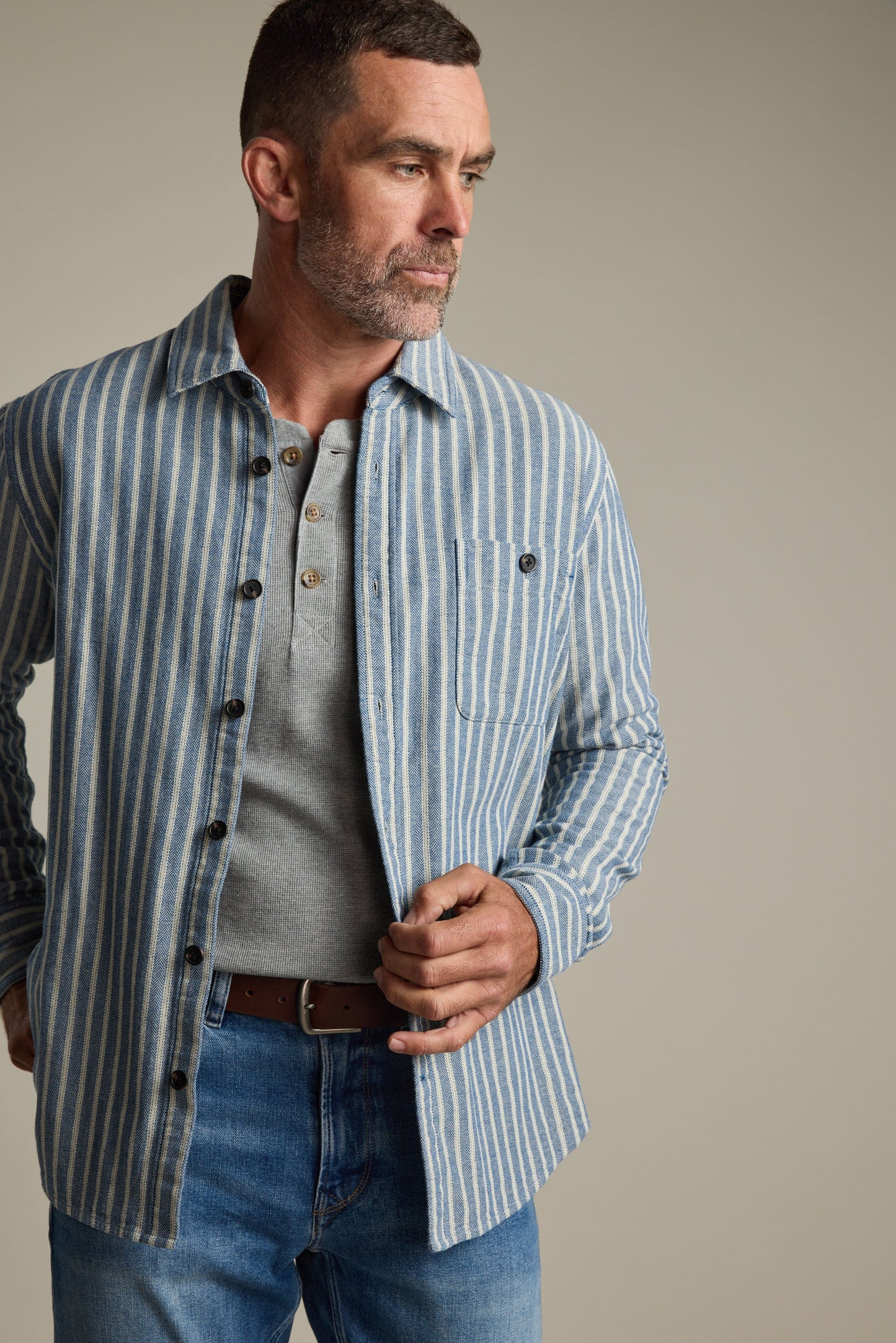 Faulkner Stripe Overshirt