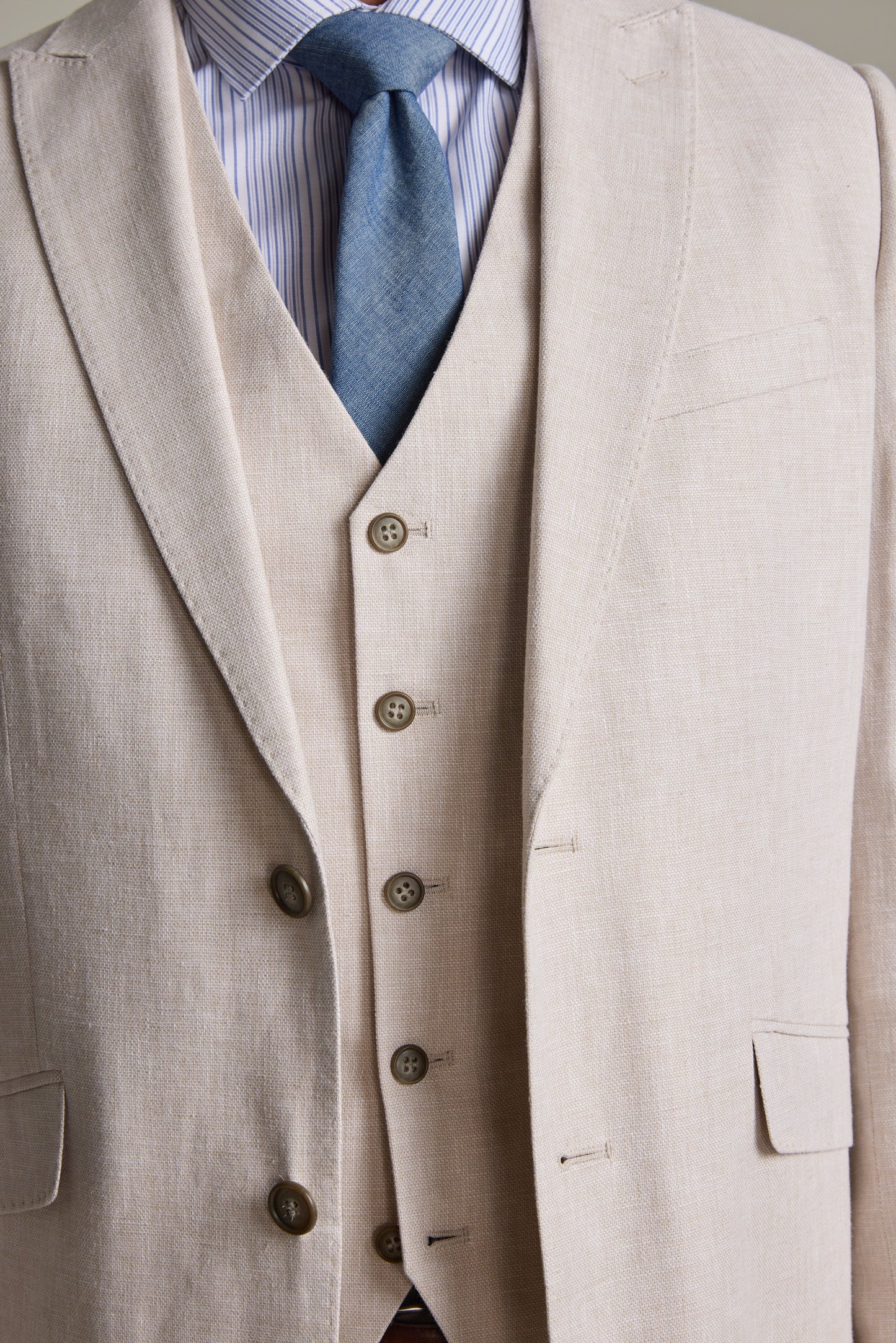 Somerton Linen Texture Waistcoat