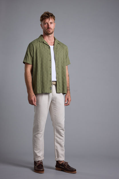 Otis Stripe Cuban Shirt