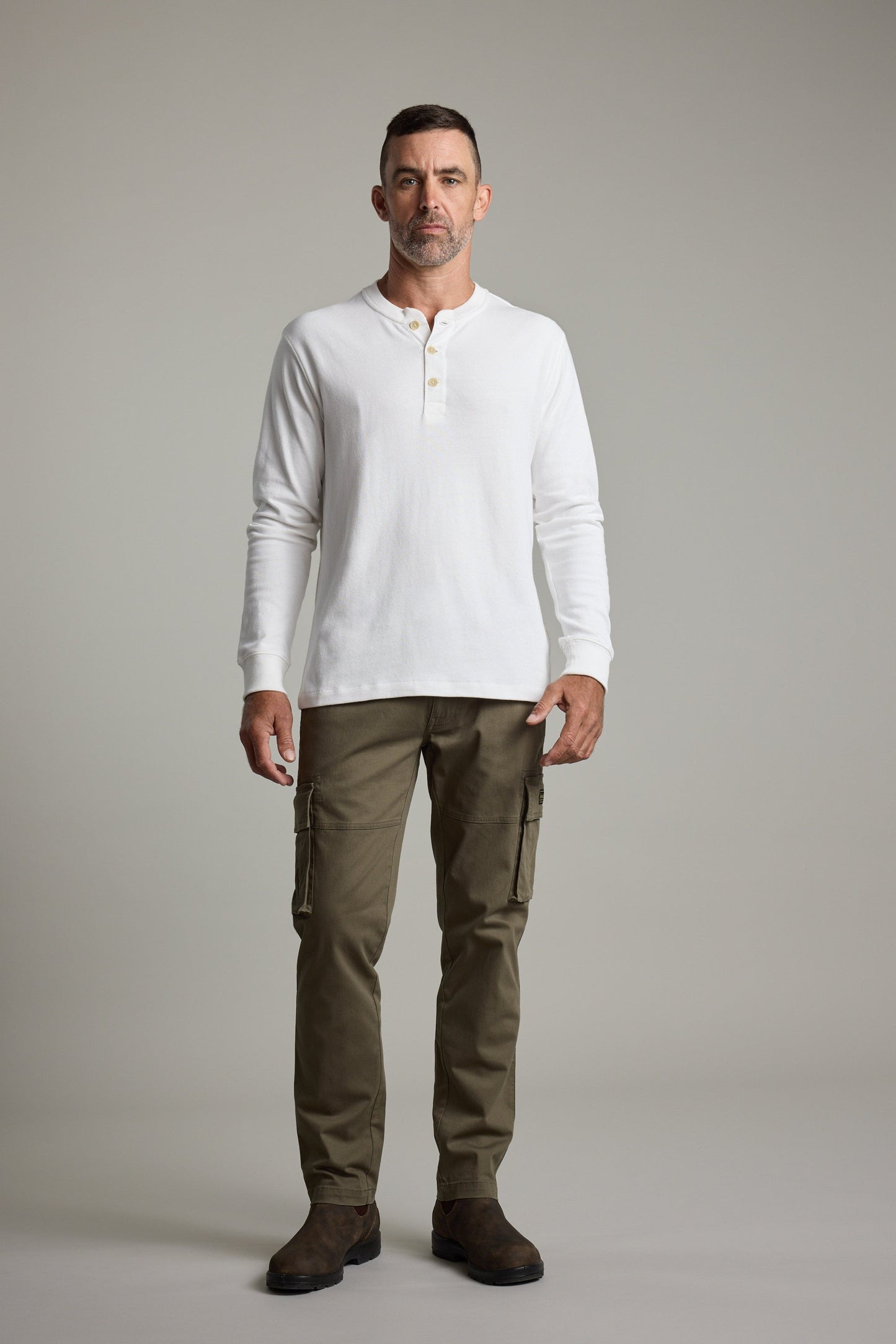 Langwood Long Sleeve Henley Tee