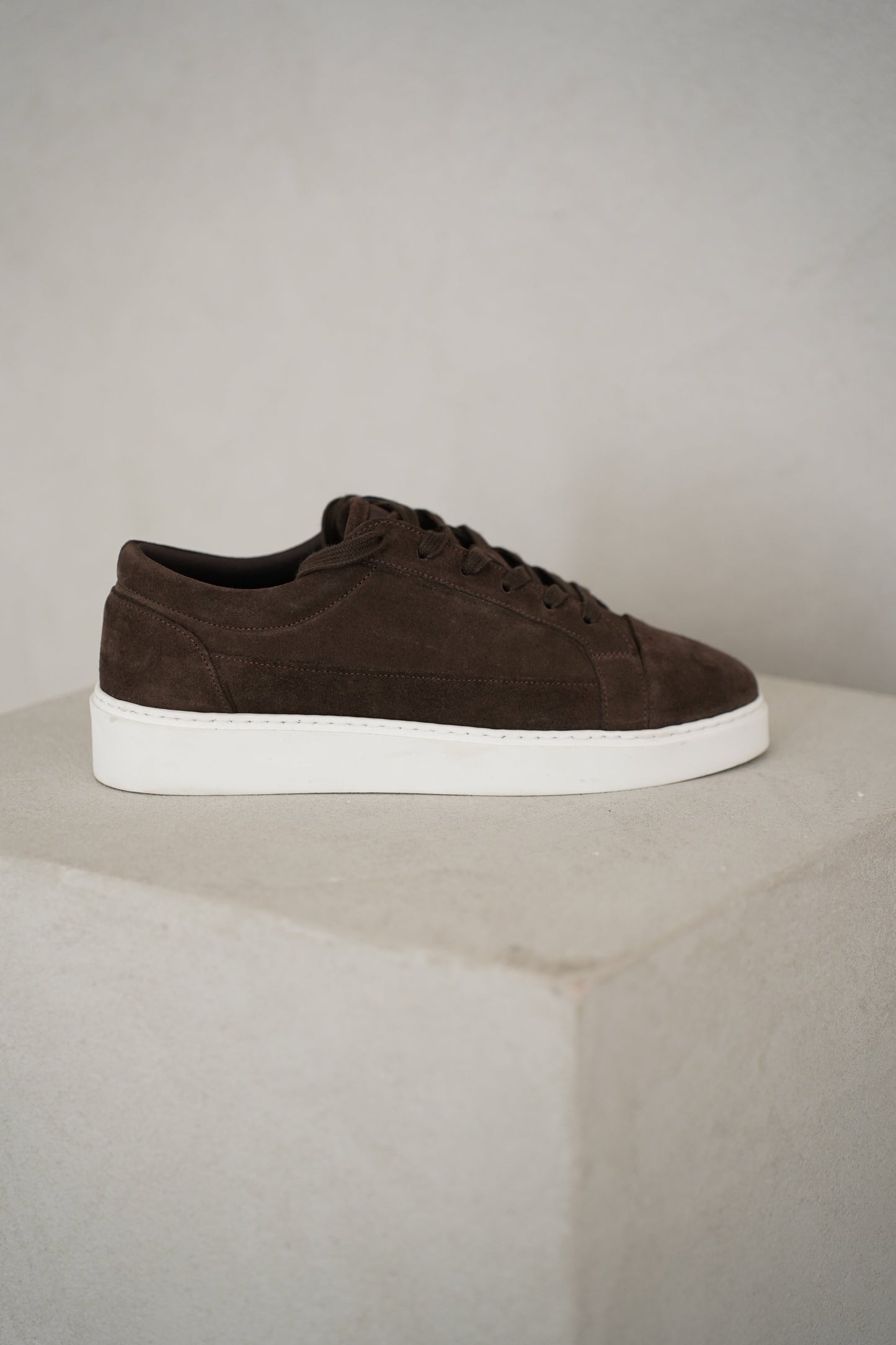 Capo Oxford Suede Trainer - Brown