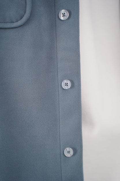 Capo Elliot Overshirt - Slate Blue