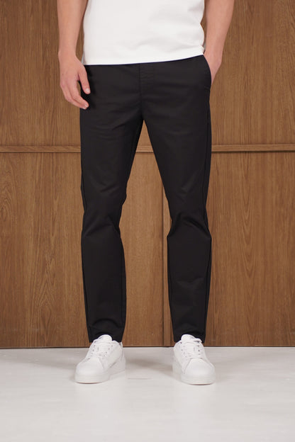 Capo Chino Side Adjuster Pant - Black