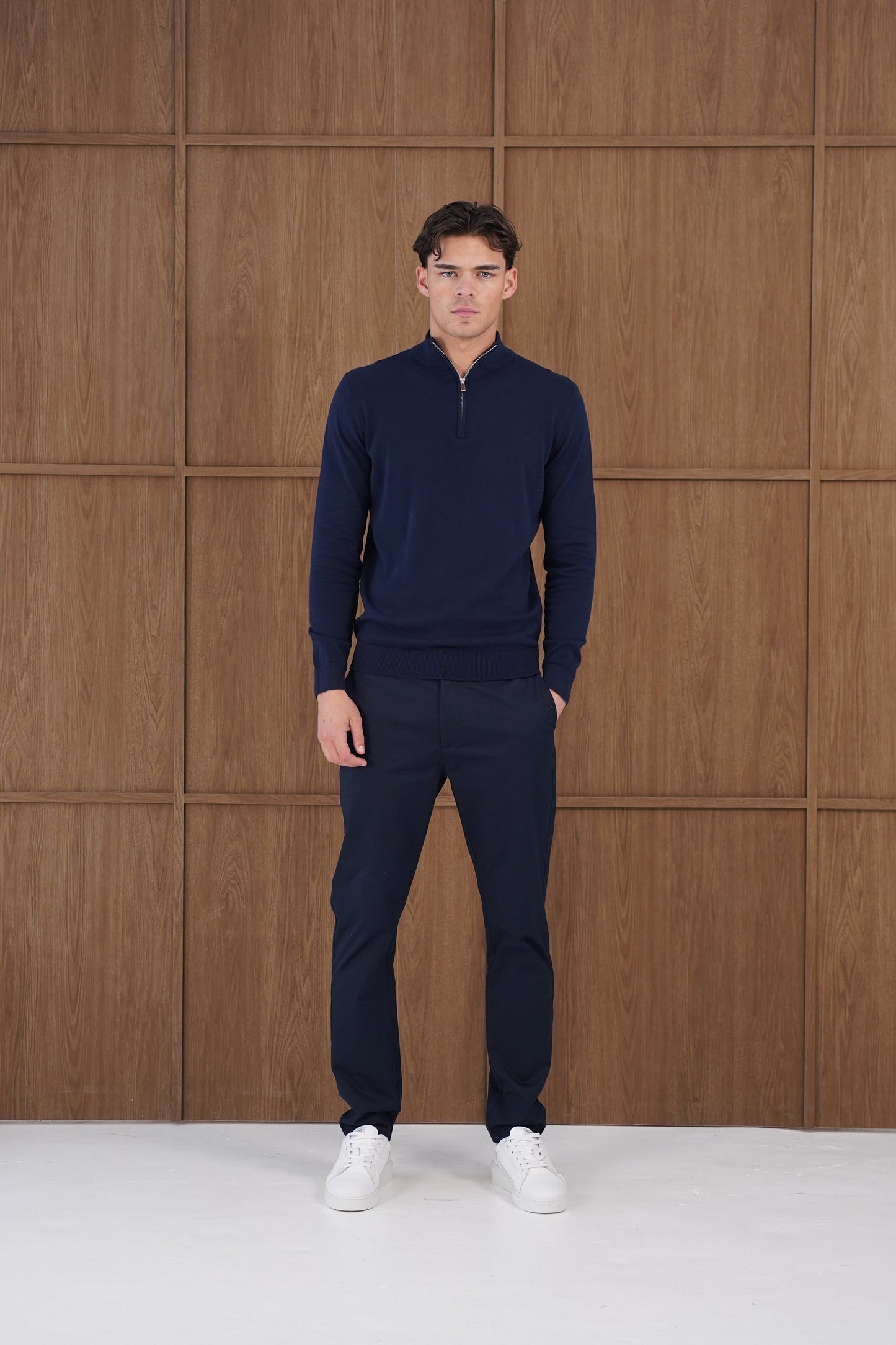 Capo Chino Trouser - Navy