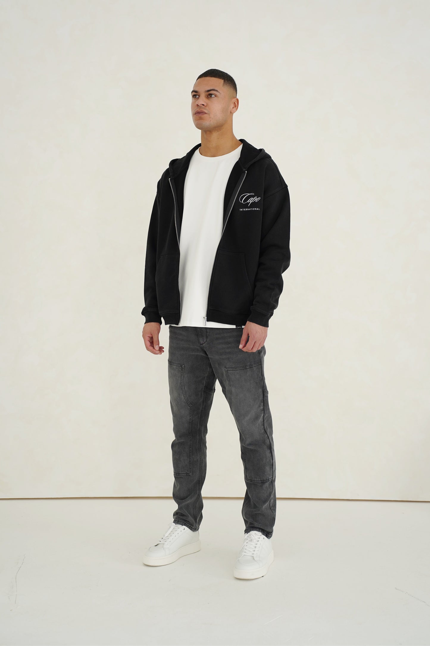 Capo International Full Zip Hoodie - Black