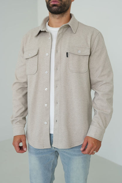 Capo Elliot Overshirt - Beige