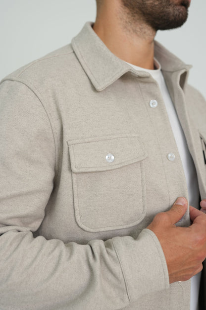 Capo Elliot Overshirt - Beige