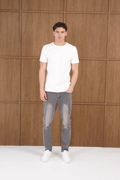 Capo Slim Fit Denim Jeans - Grey Wash