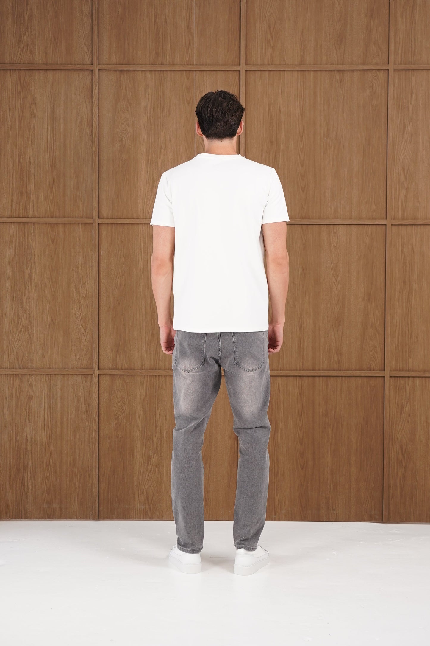 Capo Slim Fit Denim Jeans - Grey Wash