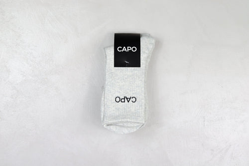 Capo Essential 3 Pack Crew Socks - Grey