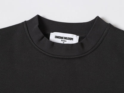 520 GSM BOXY CROPPED FIT 'DARK GRAY' CREWNECK