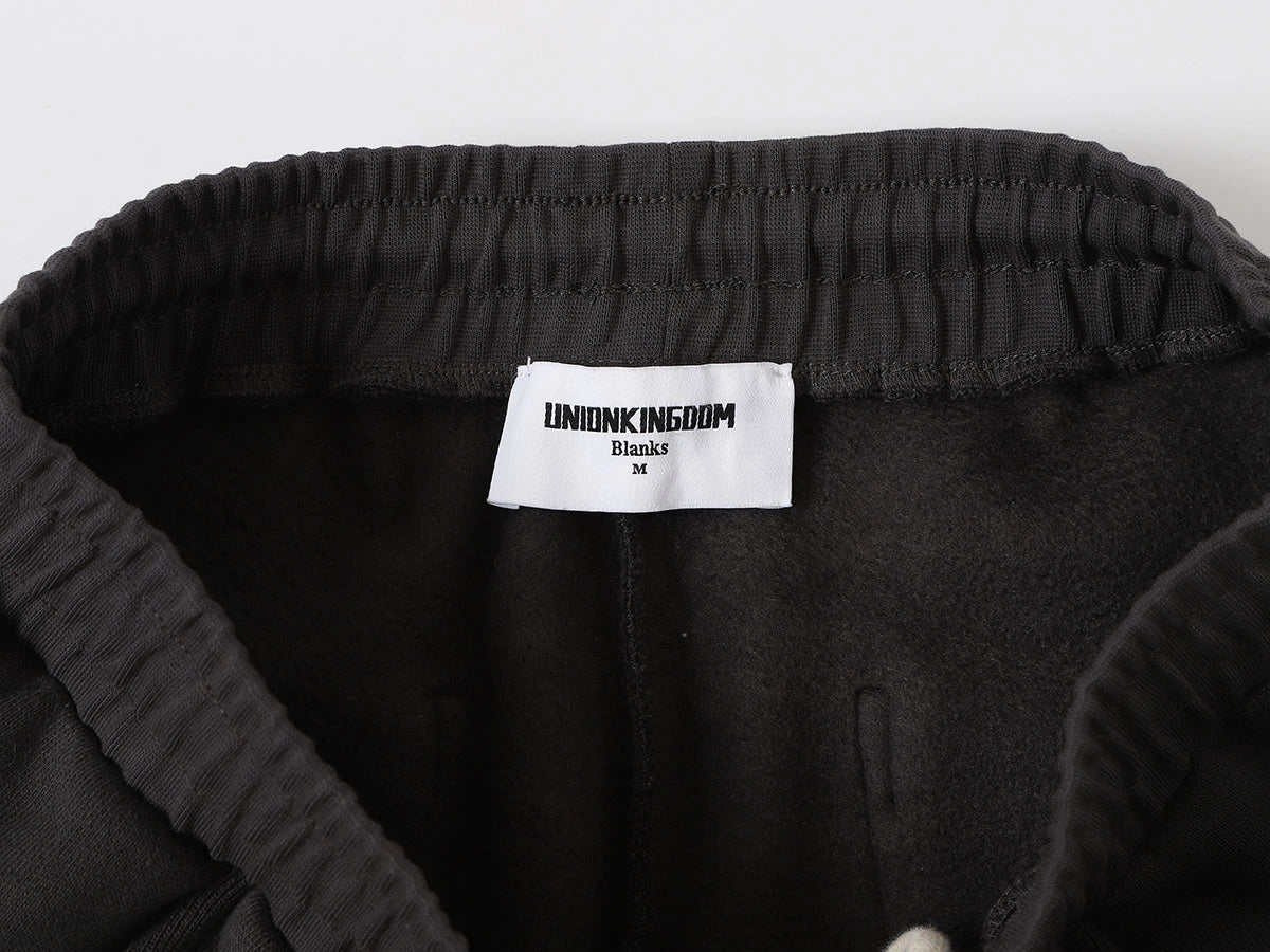 520 GSM COZY BAGGY 'DARK GRAY' STRAIGHT PANTS