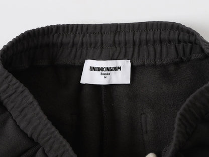 520 GSM COZY BAGGY 'DARK GRAY' STRAIGHT PANTS