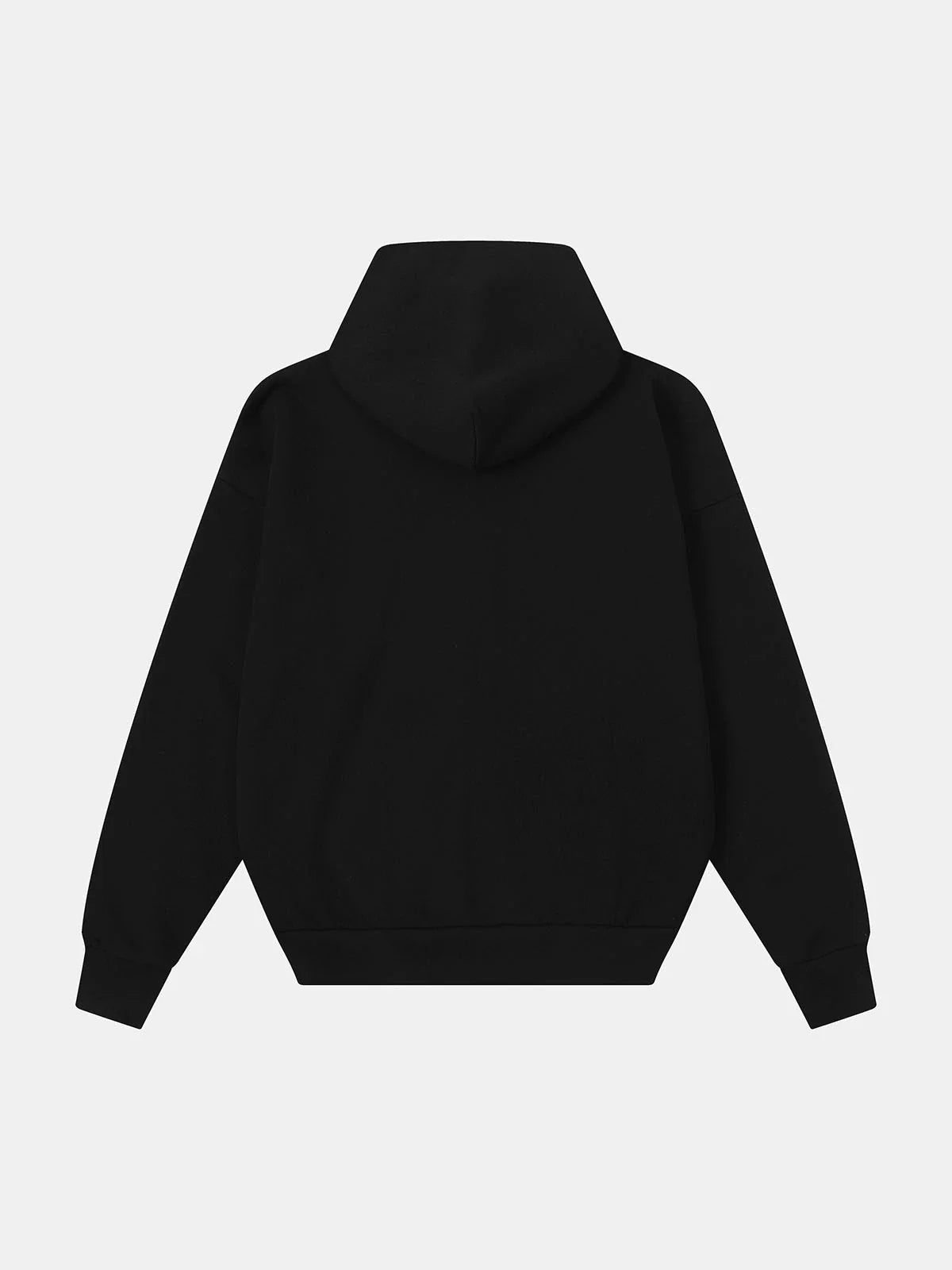 480 GSM TERRY BOX 'BLACK' ZIP-UP HOODIE
