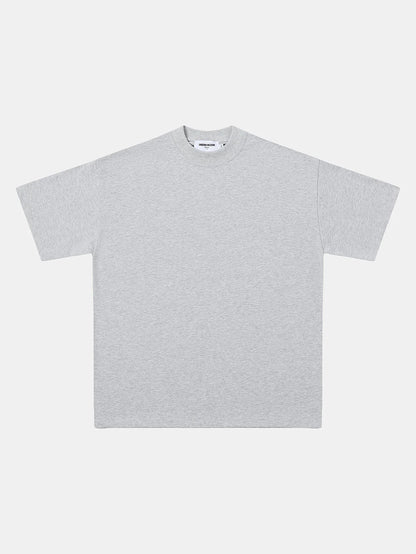 250 GSM LOOSE FIT 'FLOWER GRAY' T-SHIRT
