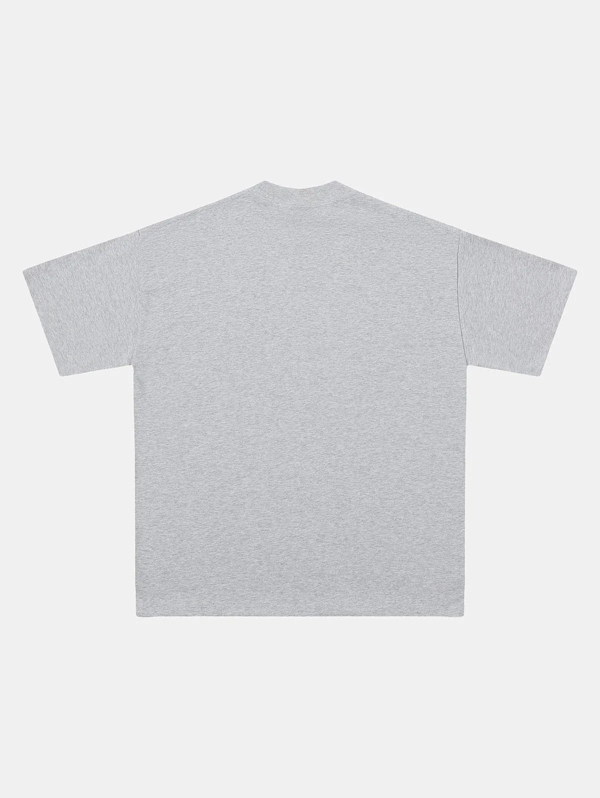 250 GSM LOOSE FIT 'FLOWER GRAY' T-SHIRT
