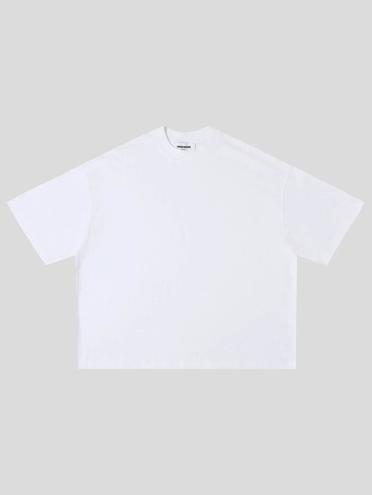 400 GSM BOXY CROPPED FIT 'WHTIE' T-SHIRT