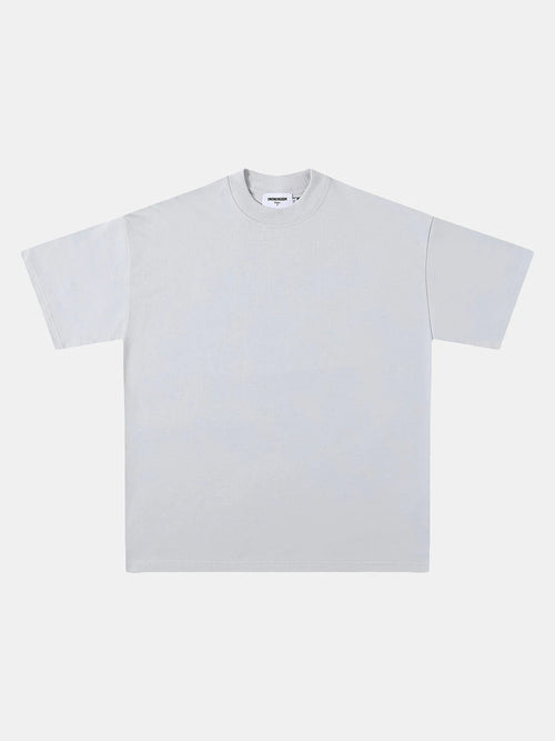 320 GSM LOOSE FIT 'MOON GRAY' T-SHIRT