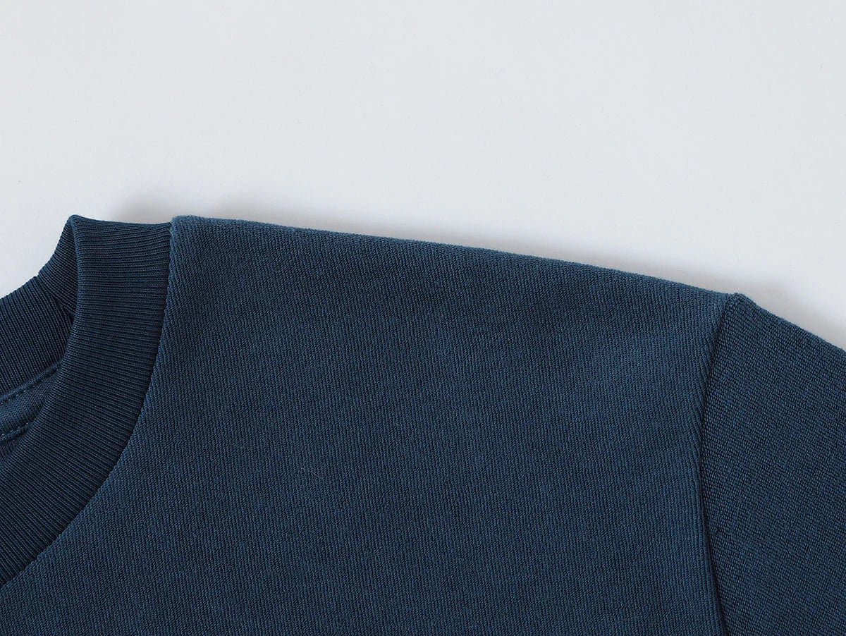 350 GSM NORMAL FIT 'PRUSSIAN BLUE' T-SHIRT