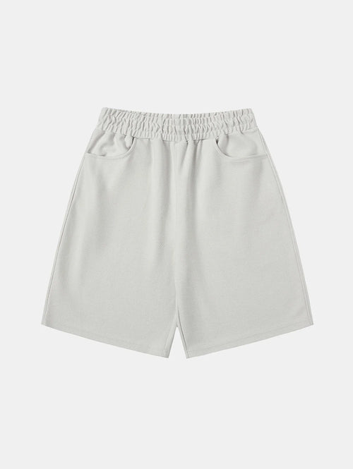 420 GSM MID-LENGTH LOOSE FIT 'OFF WHITE' SHORTS