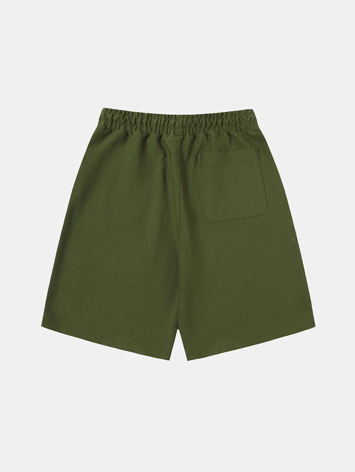 420 GSM MID-LENGTH LOOSE FIT 'MOSS GREEN' SHORTS