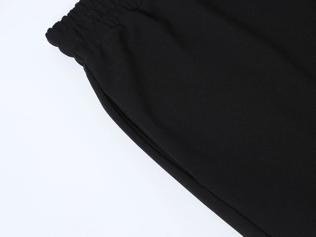 430 GSM LOOSE FIT ' BLACK' PANTS