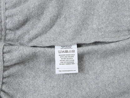400 GSM COARSE NEEDLE 'FLOWER GRAY' SHORTS