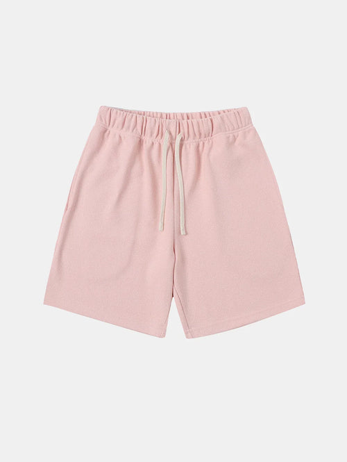 400 GSM COARSE NEEDLE 'LIGHT PINK' SHORTS