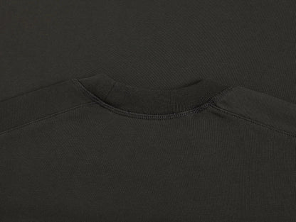 400 GSM BOXY CROPPED FIT 'GRAPHITE GRAY' T-SHIRT