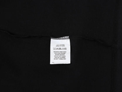 400 GSM BOXY CROPPED FIT 'BLACK' T-SHIRT