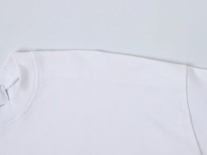400 GSM BOXY CROPPED FIT 'WHTIE' T-SHIRT