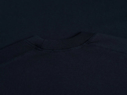 400 GSM BOXY CROPPED FIT 'NAVY BLUE ' T-SHIRT