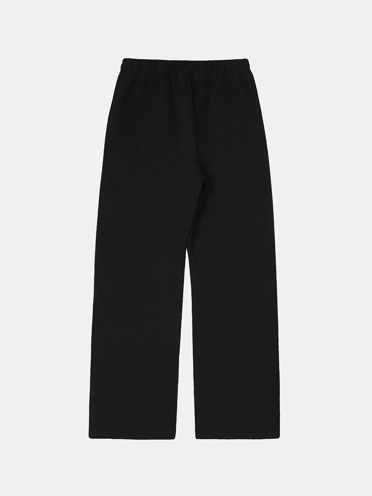 420 GSM STRAIGHT 'BLACK' SWEATPANTS