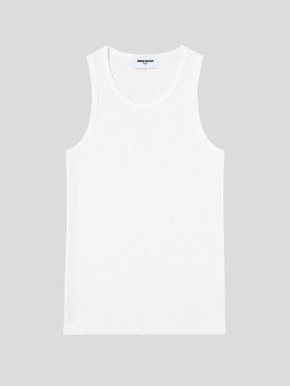 380 GSM WAFFLE WEAVE 'WHITE' TANK