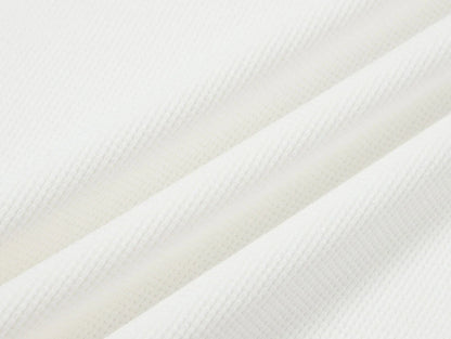 380 GSM WAFFLE WEAVE 'WHITE' TANK