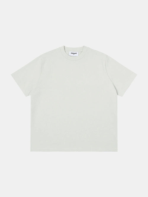 320 GSM BOXY CROPPED 'WASHED OFF WHITE' T-SHIRT