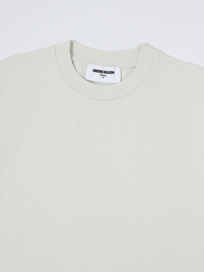 320 GSM BOXY CROPPED 'WASHED OFF WHITE' T-SHIRT