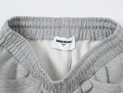 520 GSM COZEY BAGGY 'FLOWER GRAY' SHORTS