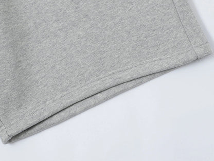 520 GSM COZEY BAGGY 'FLOWER GRAY' SHORTS